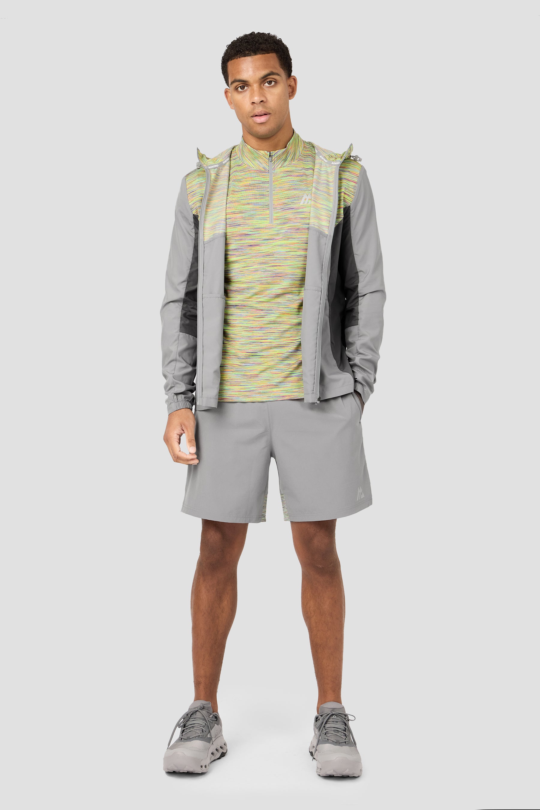 Trail 1/4 Zip  - Orange/Yellow/Lilac