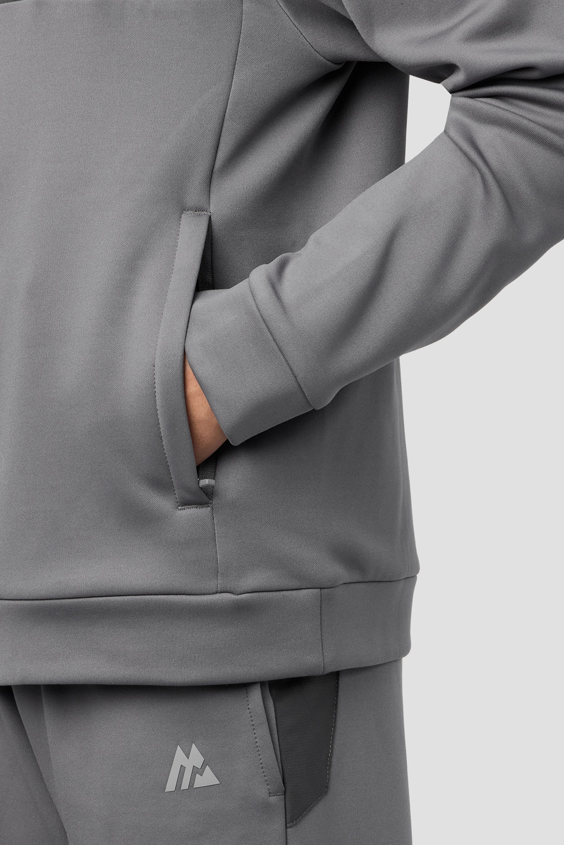 Boys Dyna Hood - Cement Grey/Asphalt