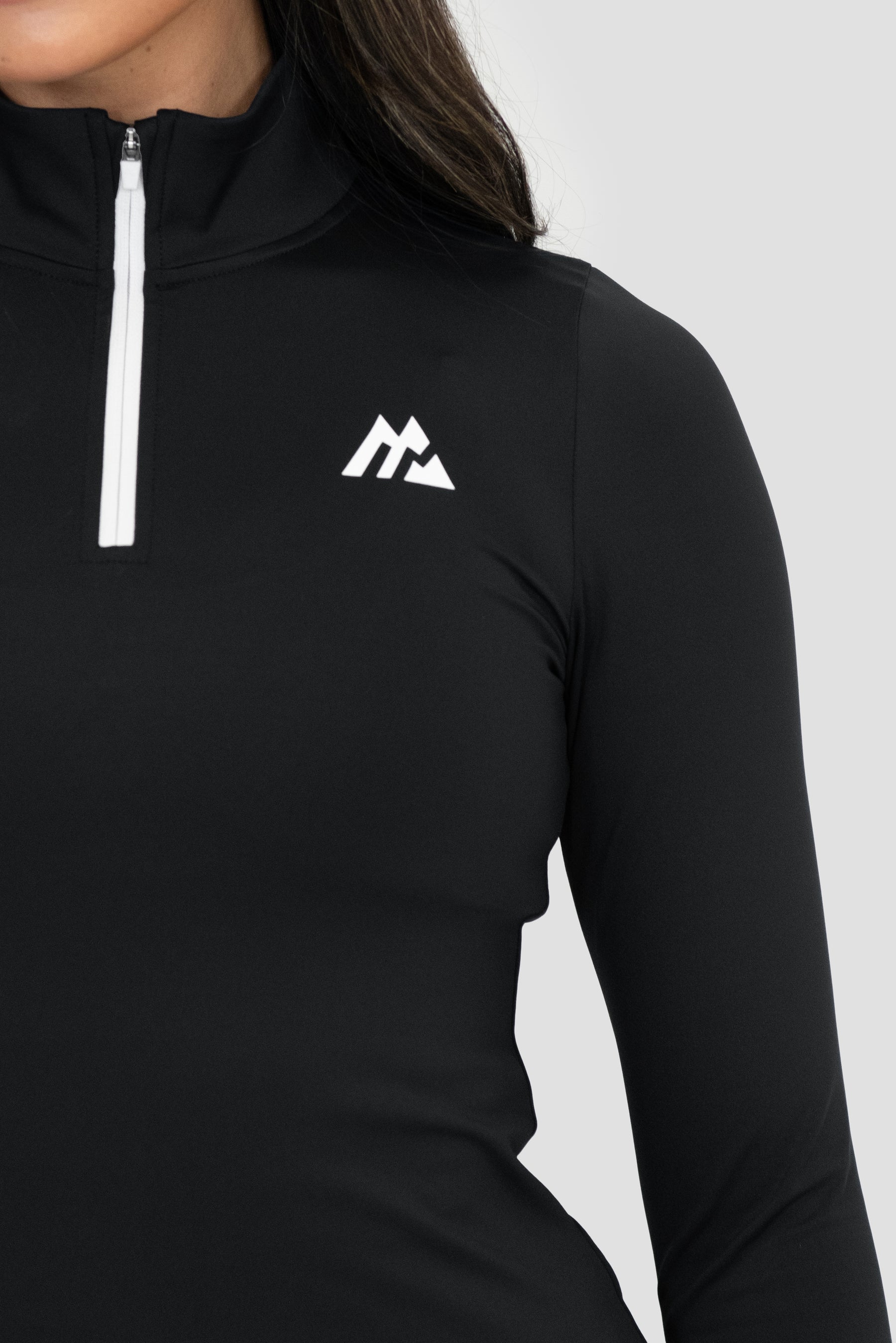 Limit 1/4 Zip - Black/White