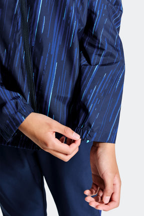 Boys Vigour Windbreaker - Midnight Blue/Marine Blue/Neon Sky