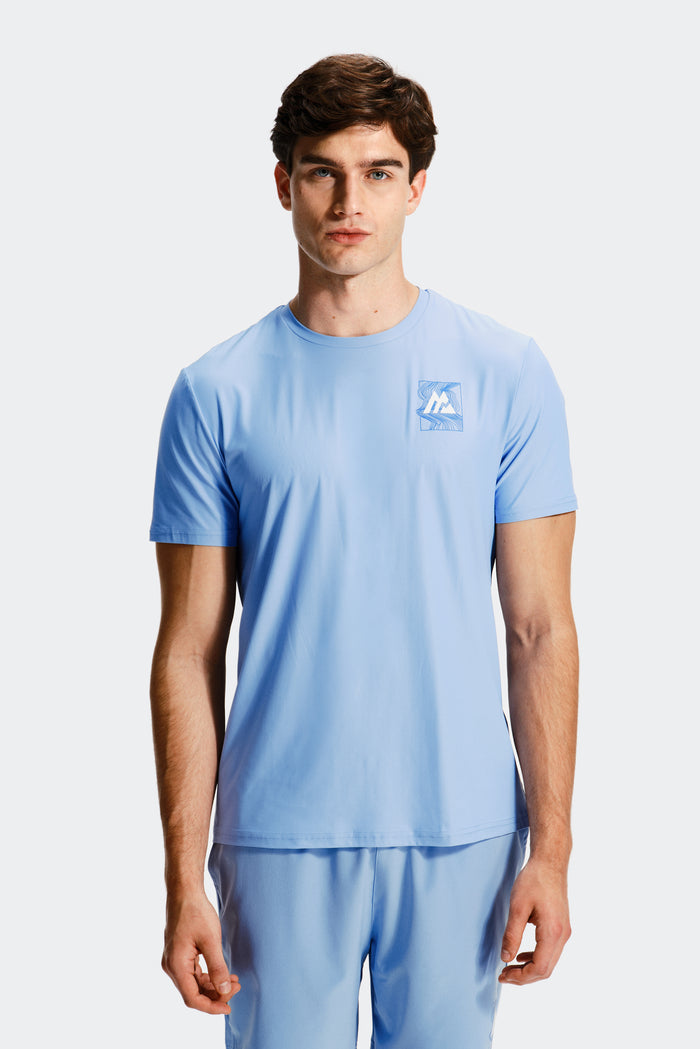 Frequency T-Shirt - Cloudy Blue/Charcoal Blue