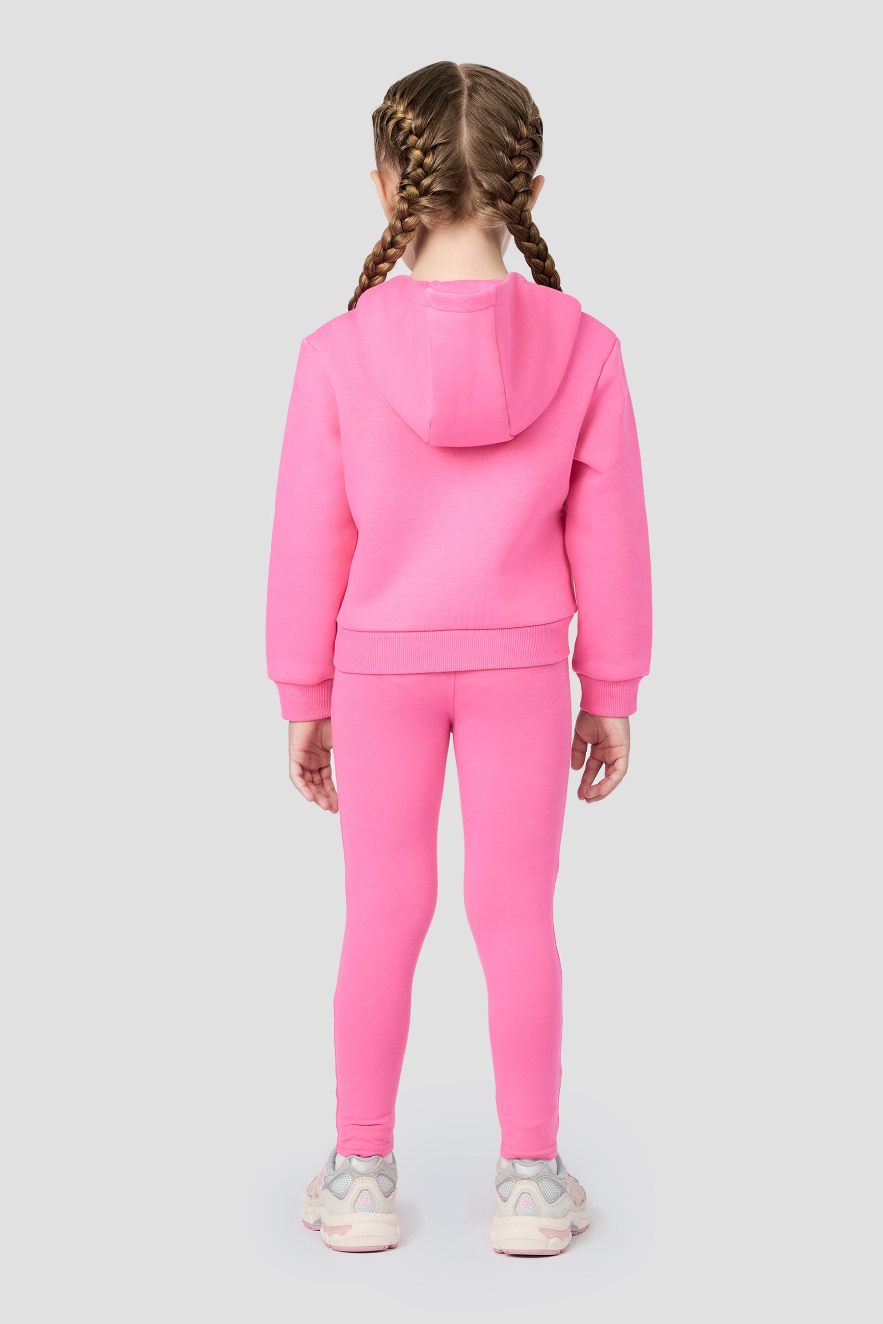 Infant Girls Joy Hood And Legging Set - Framboise