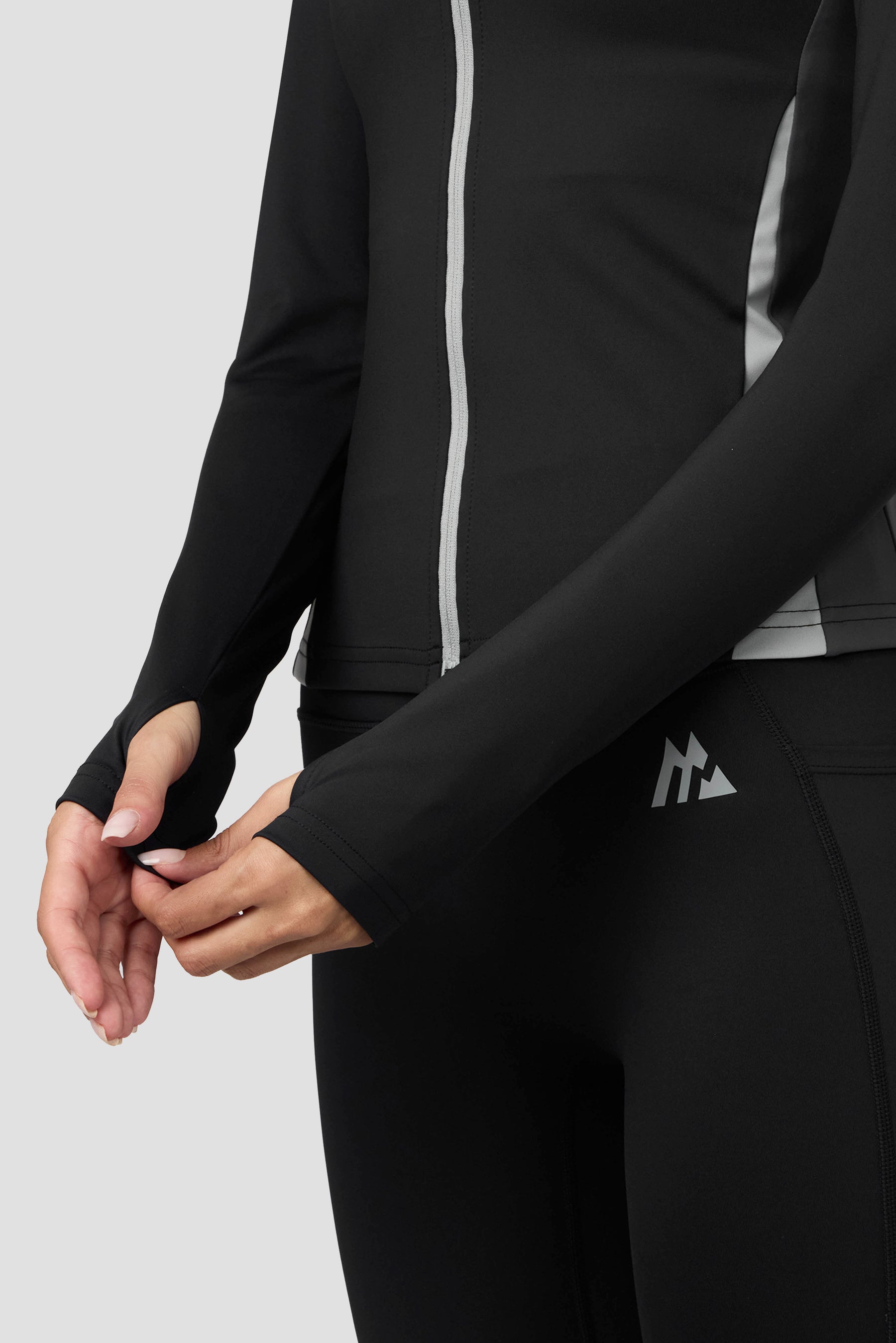 Stride Full Zip Jacket - Black/Basalt/Asphalt