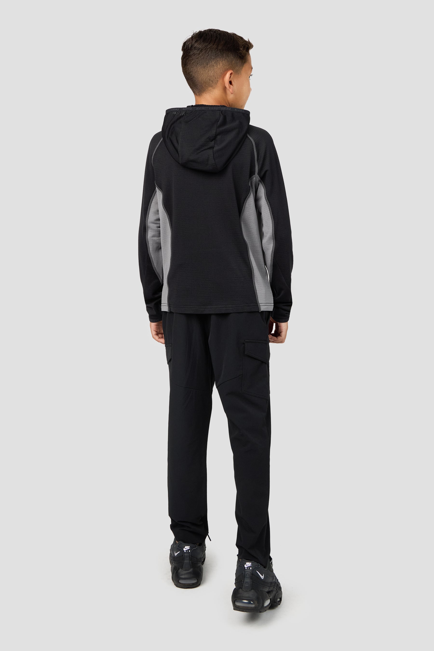 Boys Brink Polartec® Fleece Hood - Black/Monument 