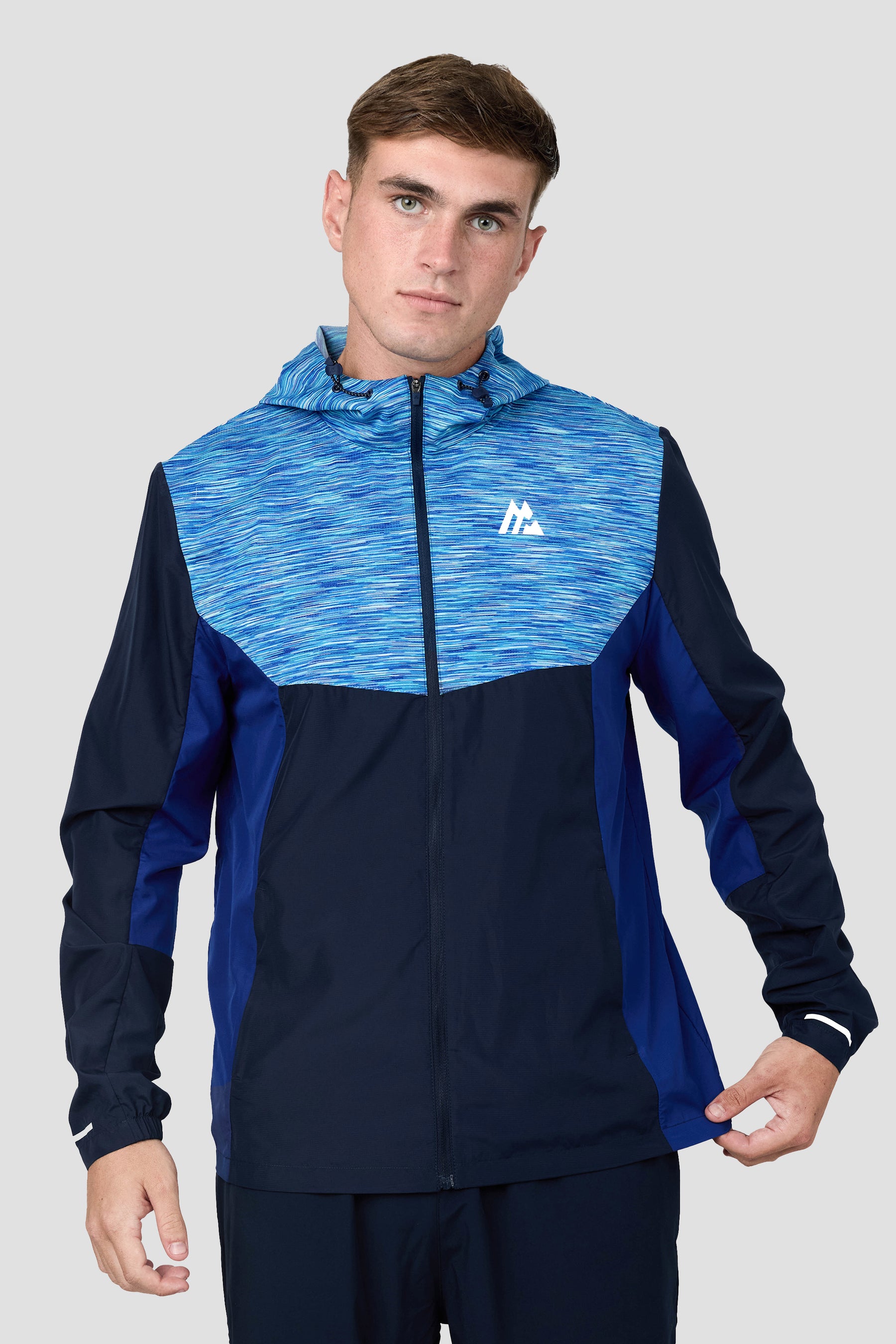 Trail Windbreaker - Royal Blue Multi