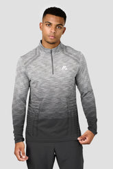Vector Seamless 1/4 Zip - Grey/Black