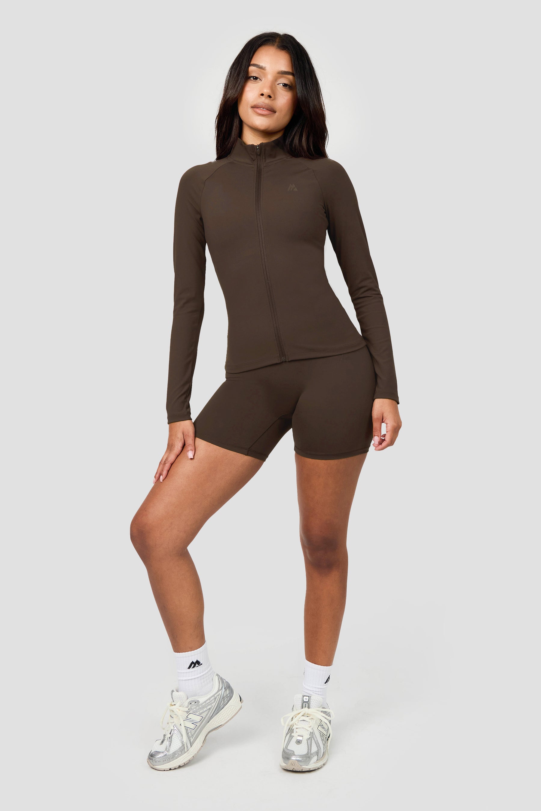 Form Full Zip - Cocoa