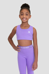 Girls Icon Bra Top - Royal Purple