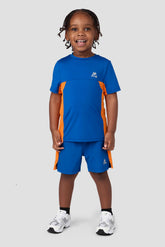 Infant Boys Peak 2.0 T-Shirt/Short Set - Cobalt/Tangerine Glow