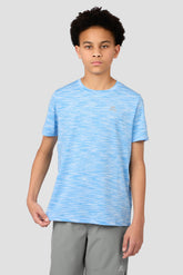 Boys Trail T-Shirt - Blue/White