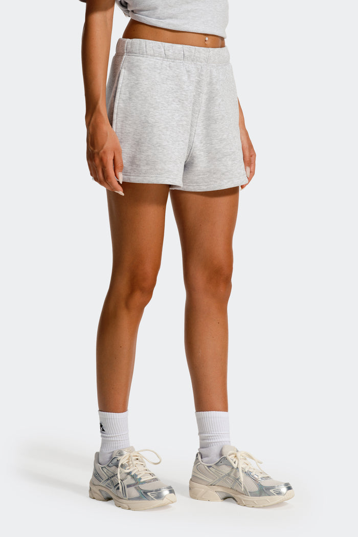 Athleisure Short - Platinum Grey Marl