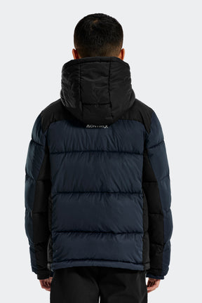 Carve Down Jacket - Navy Shadow/Black