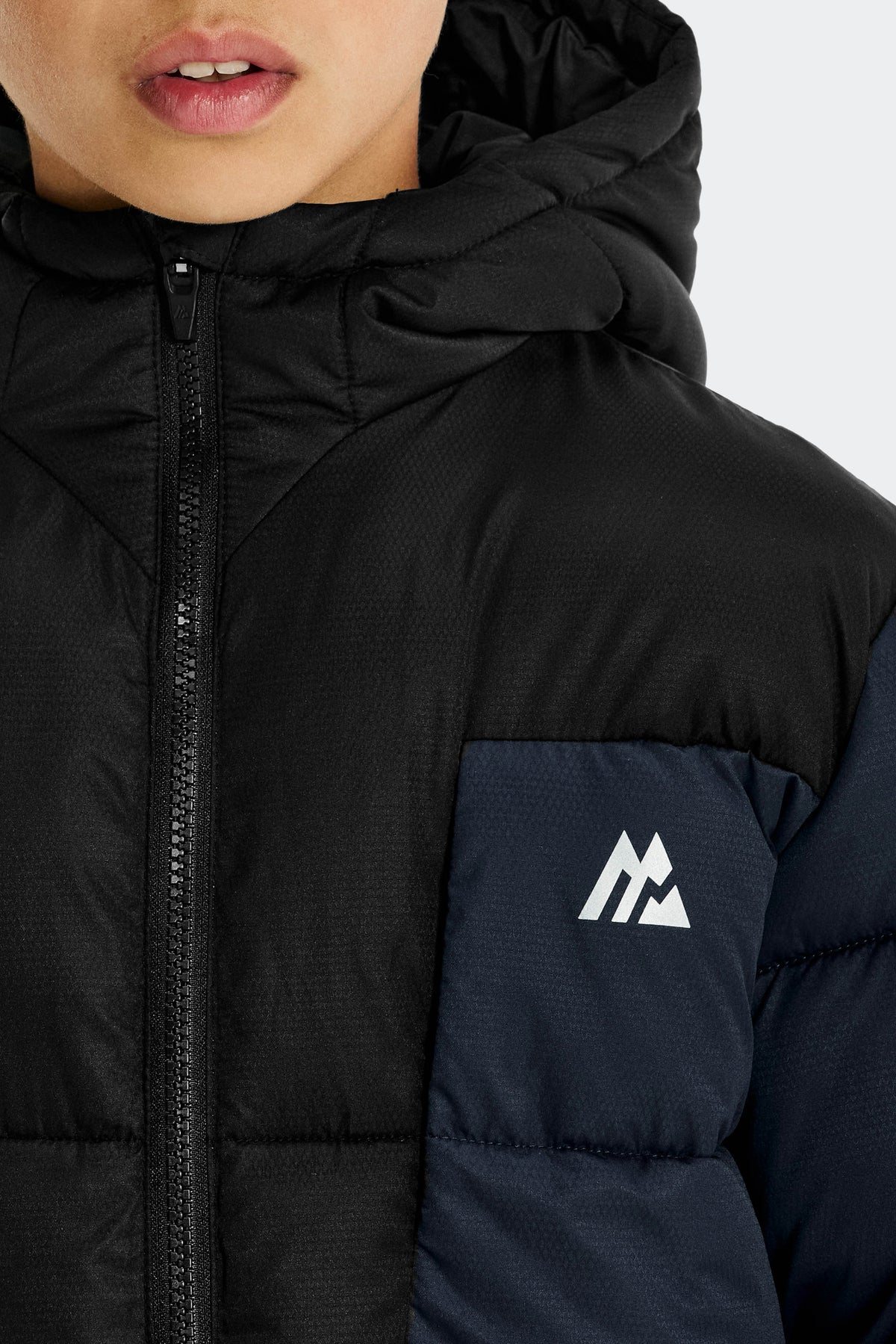 Carve Down Jacket - Navy Shadow/Black