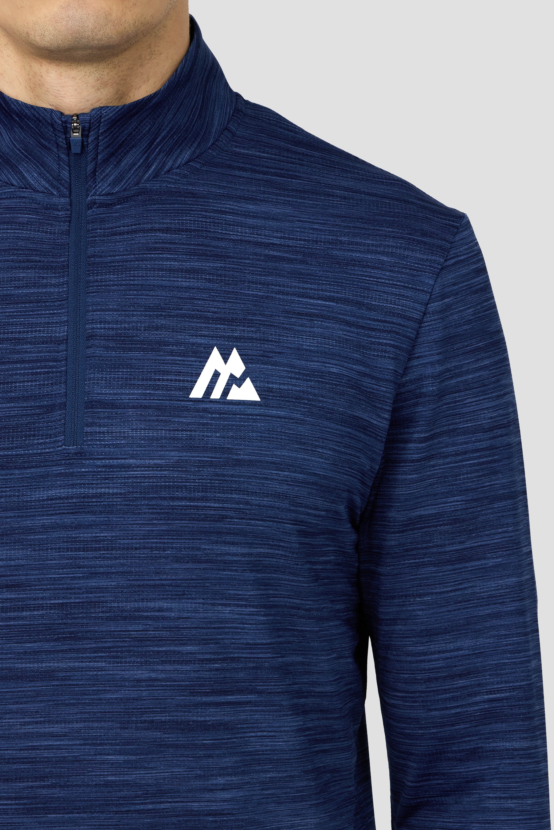 Trail 1/4 Zip - Navy Multi