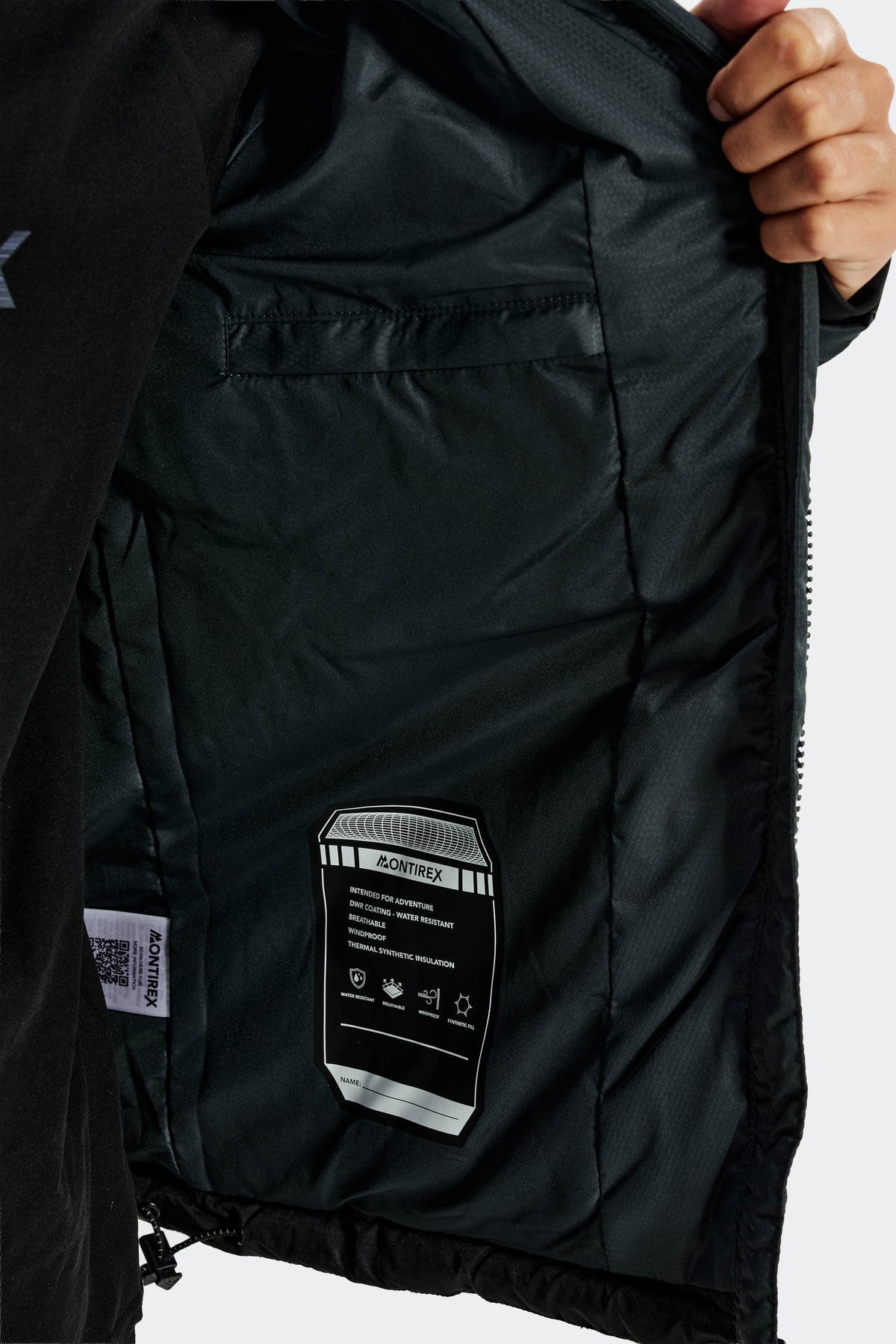 Carve Down Jacket - Black/Onyx