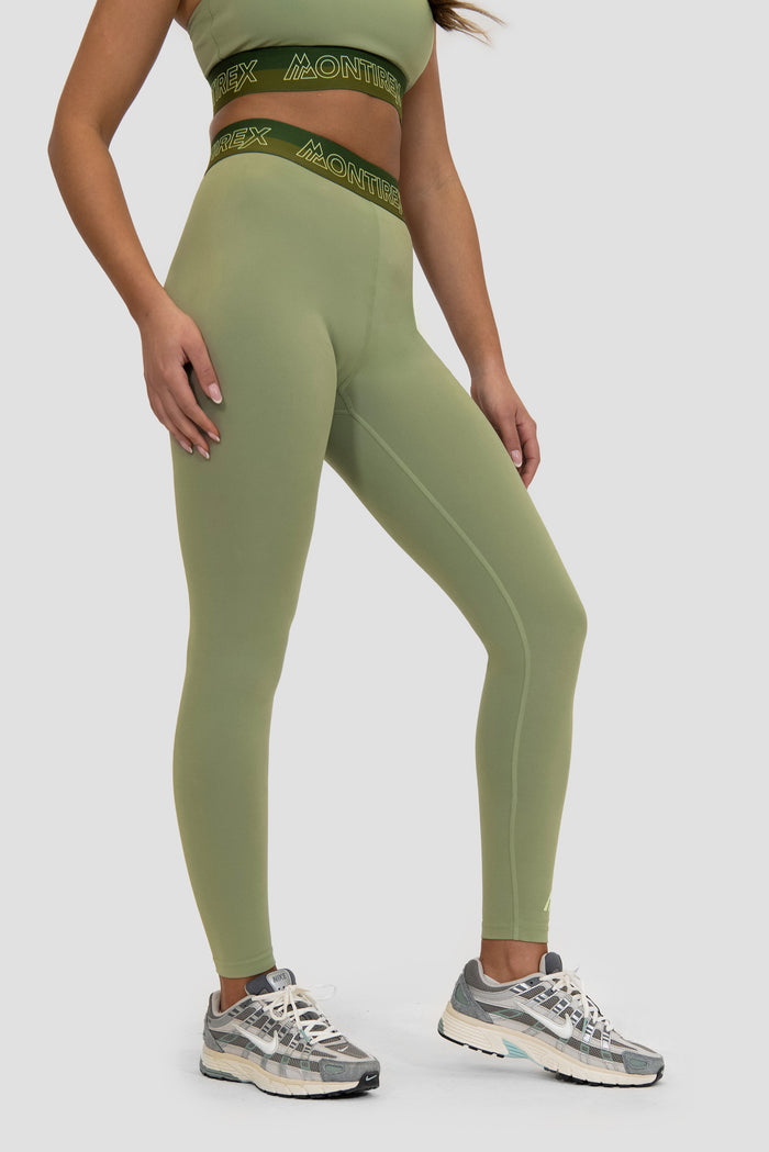 Icon Contrast Legging - Fleck/Boreal/Valdivian