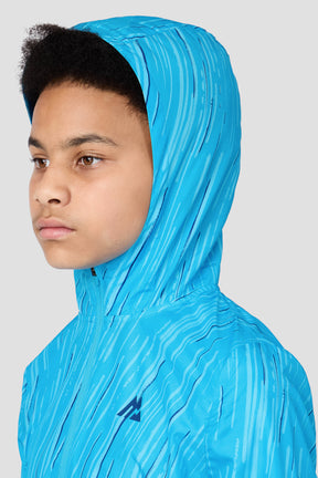 Boys Vigour Windbreaker - Maya Blue/Neon Sky