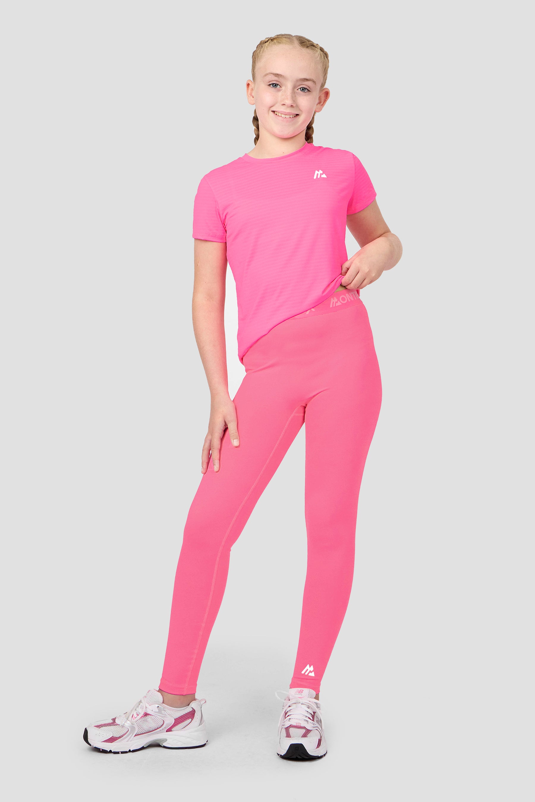Girls Icon Legging - Fuchsia