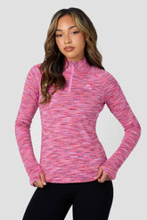 Women's Trail 1/4 Zip - Fuchsia/Pink/White