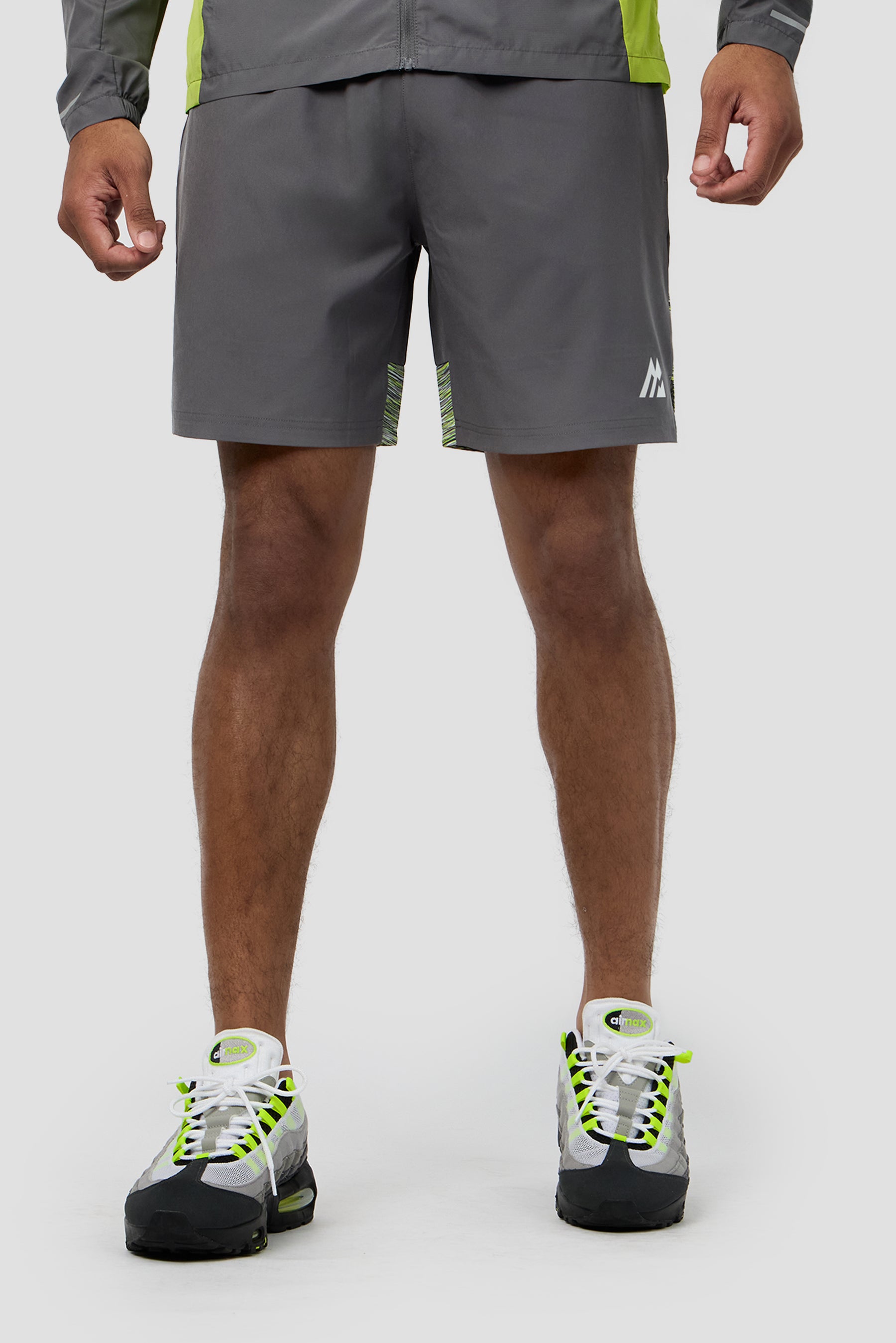 Trail Panel Short - Lime/Grey/Black