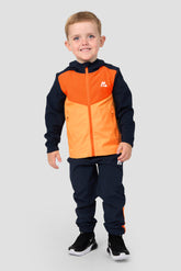 Velocity WIndbreaker - Midnight Blue/Fiery Orange/Ice Tango