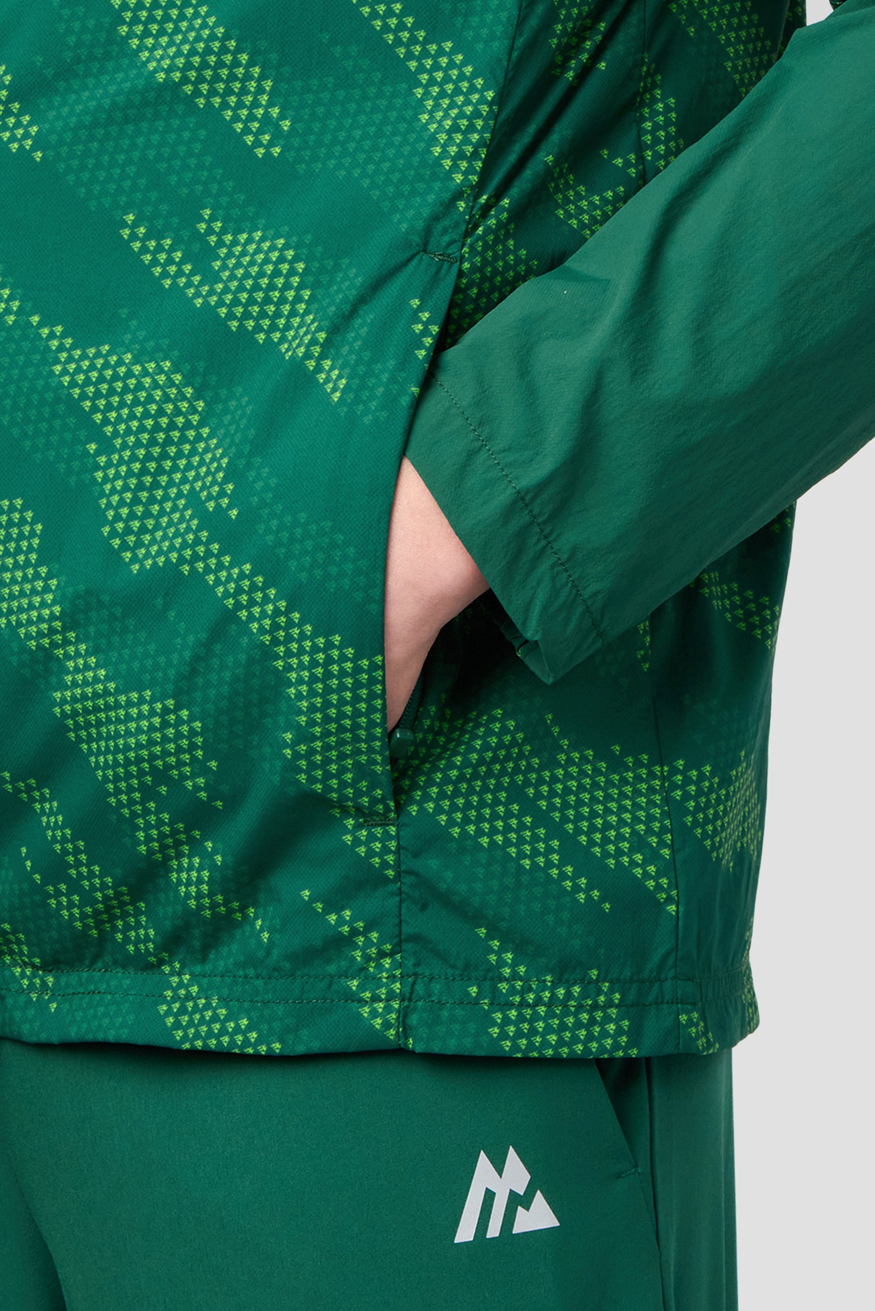 Boys Thera Jacket - Evergreen/Sherwood/Neon Green