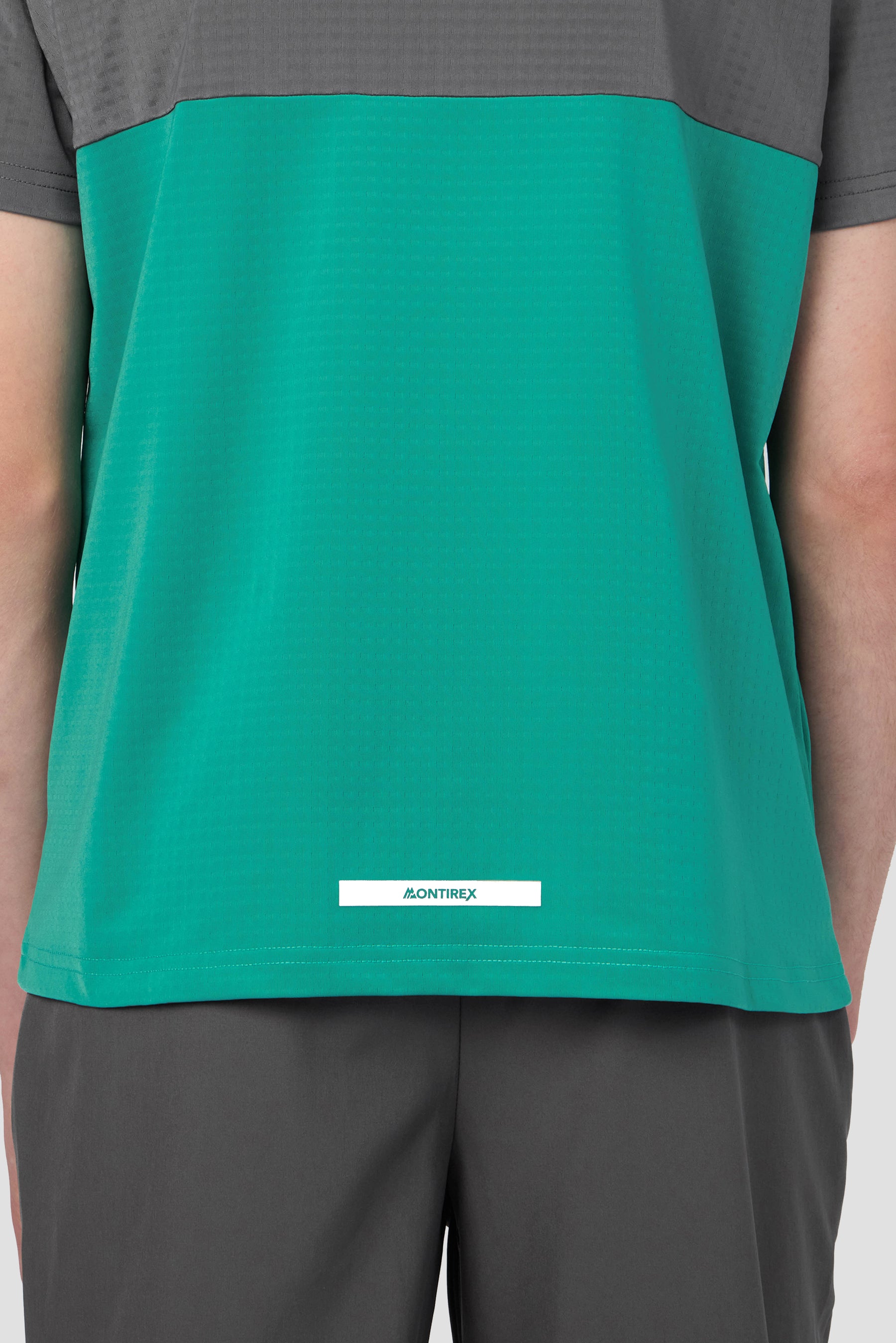 Boys Vortex T-Shirt - Cement Grey/Atlas