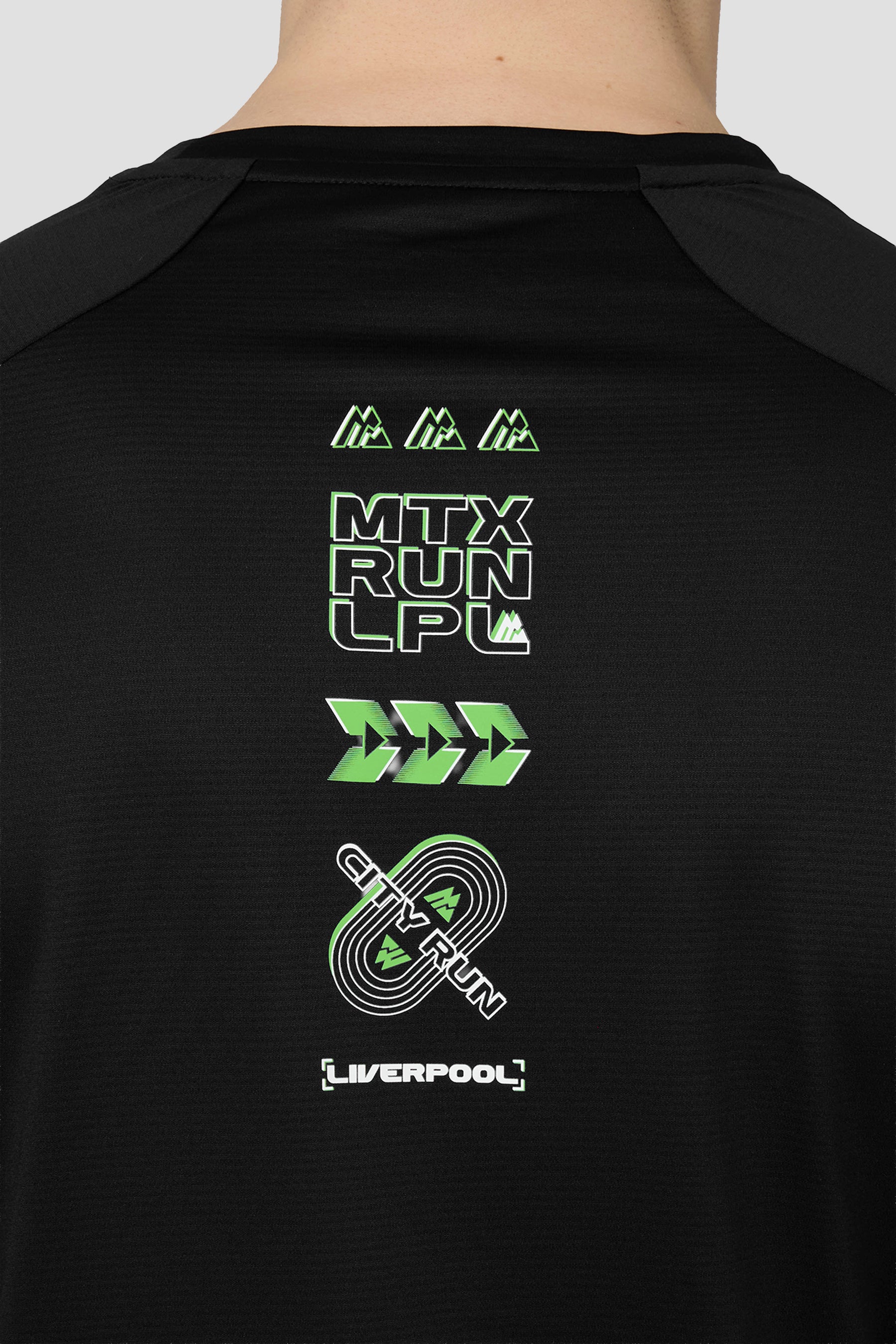 MTX Run City Liverpool T-Shirt - Black/Asphalt