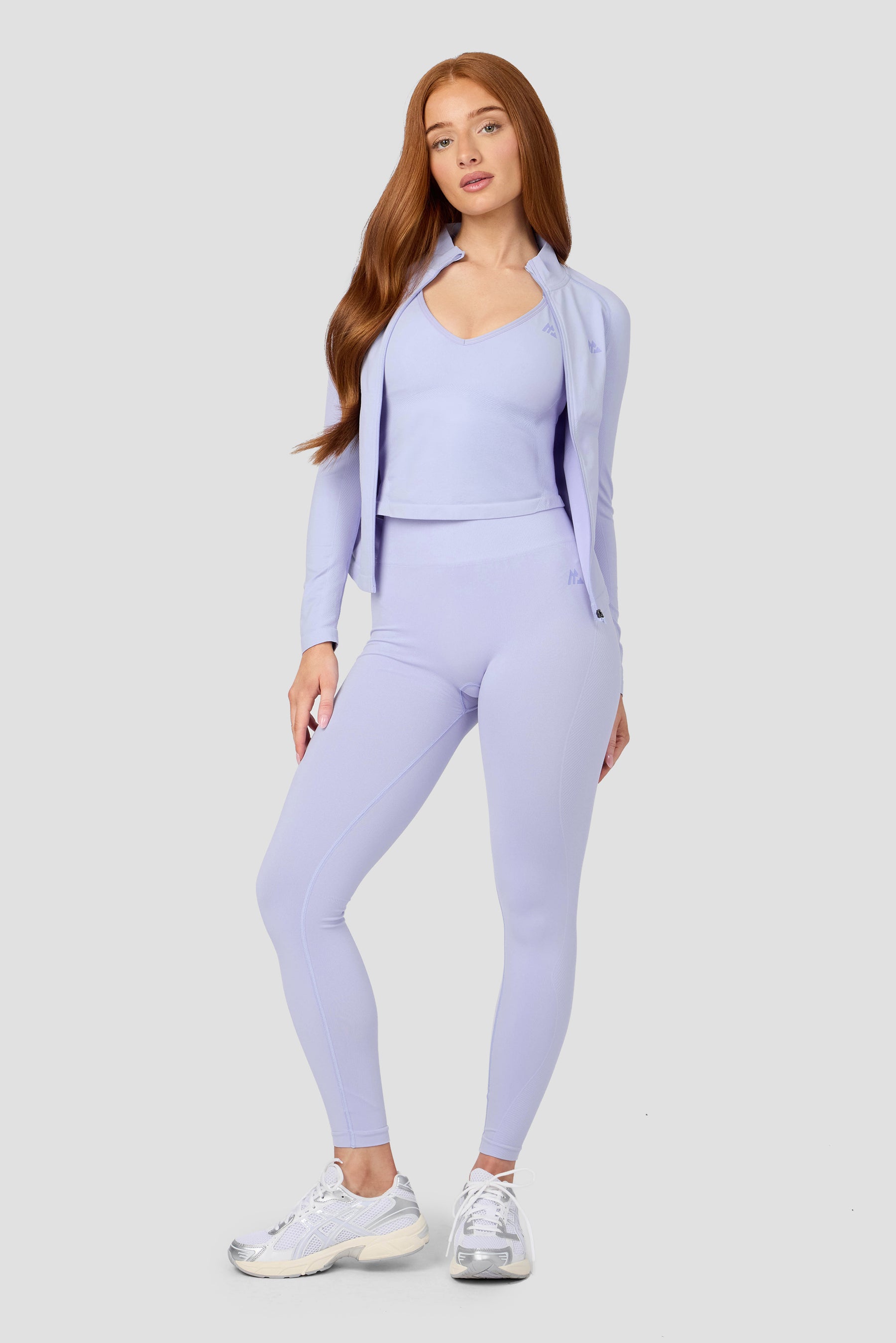 Muse Seamless Halter Neck Tank - Lilac Sapphire
