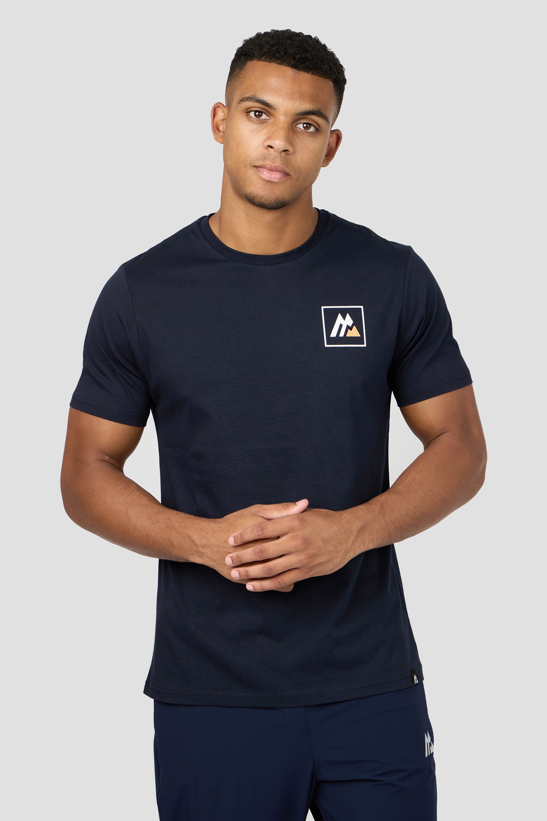 M Box T-Shirt - Midnight Blue/Ice Tango