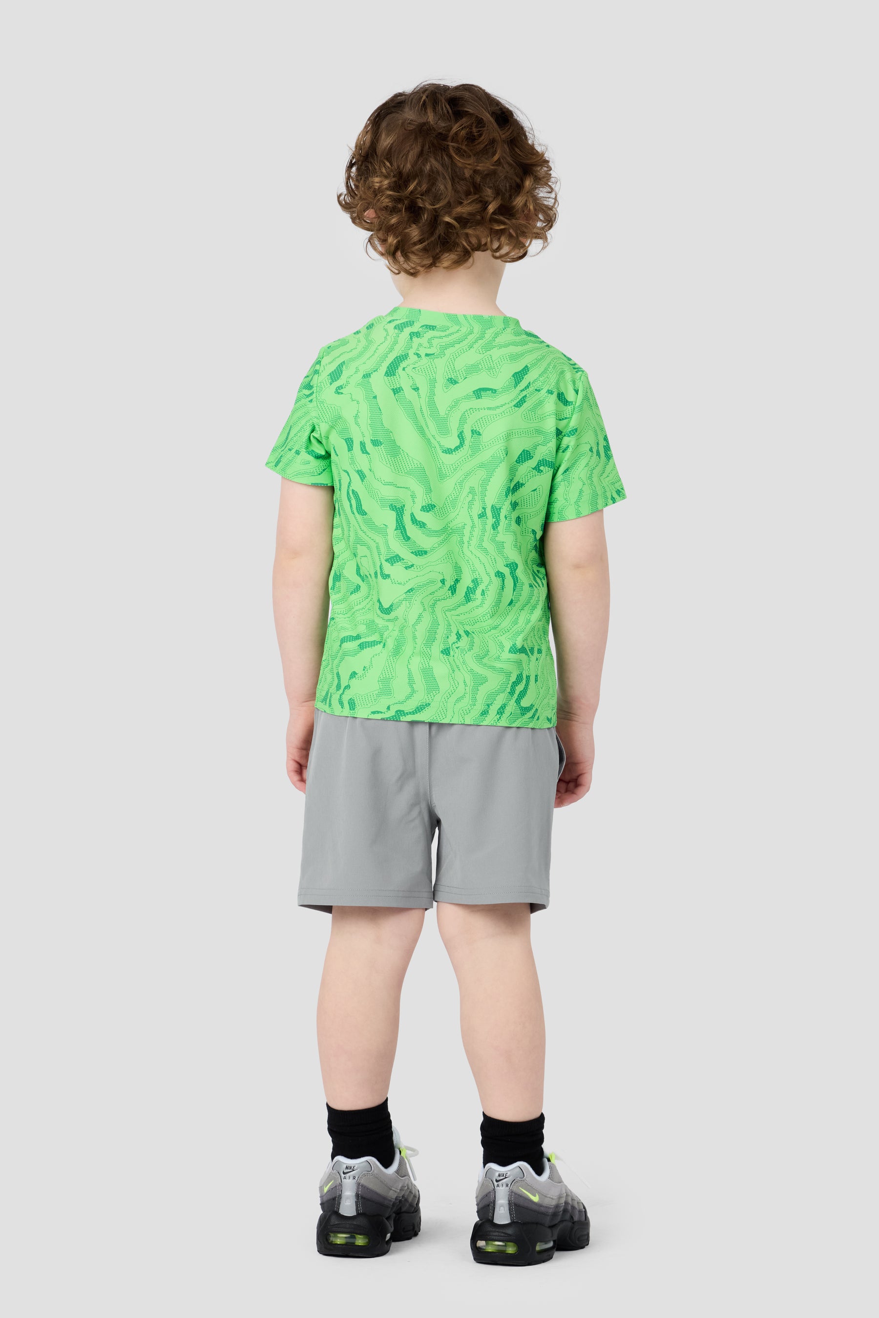 Infant Boys Navigate T-Shirt & Short Set - Chameleon/Spruce Green/Platinum Grey