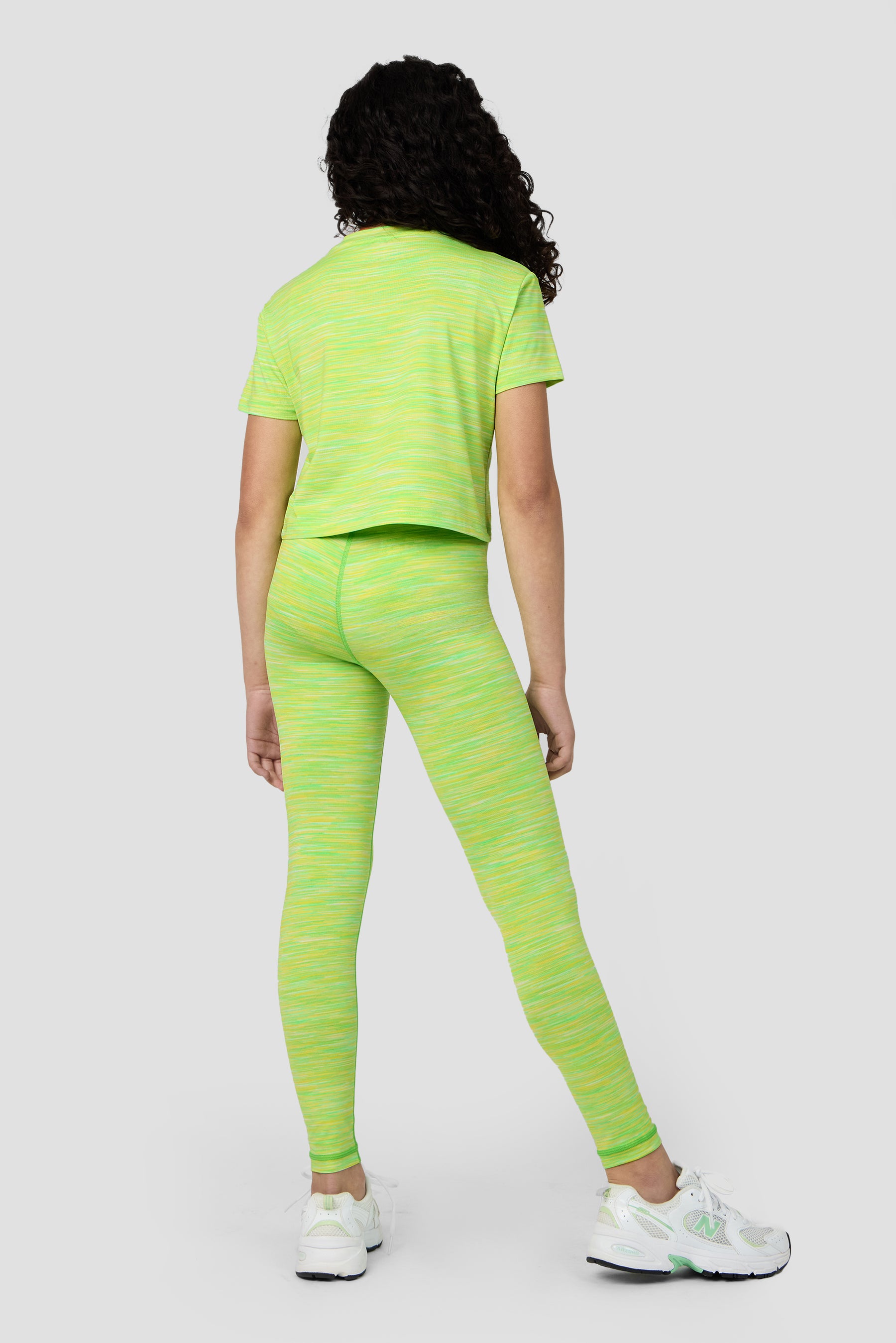 Girls Trail Icon Legging - Green Multi