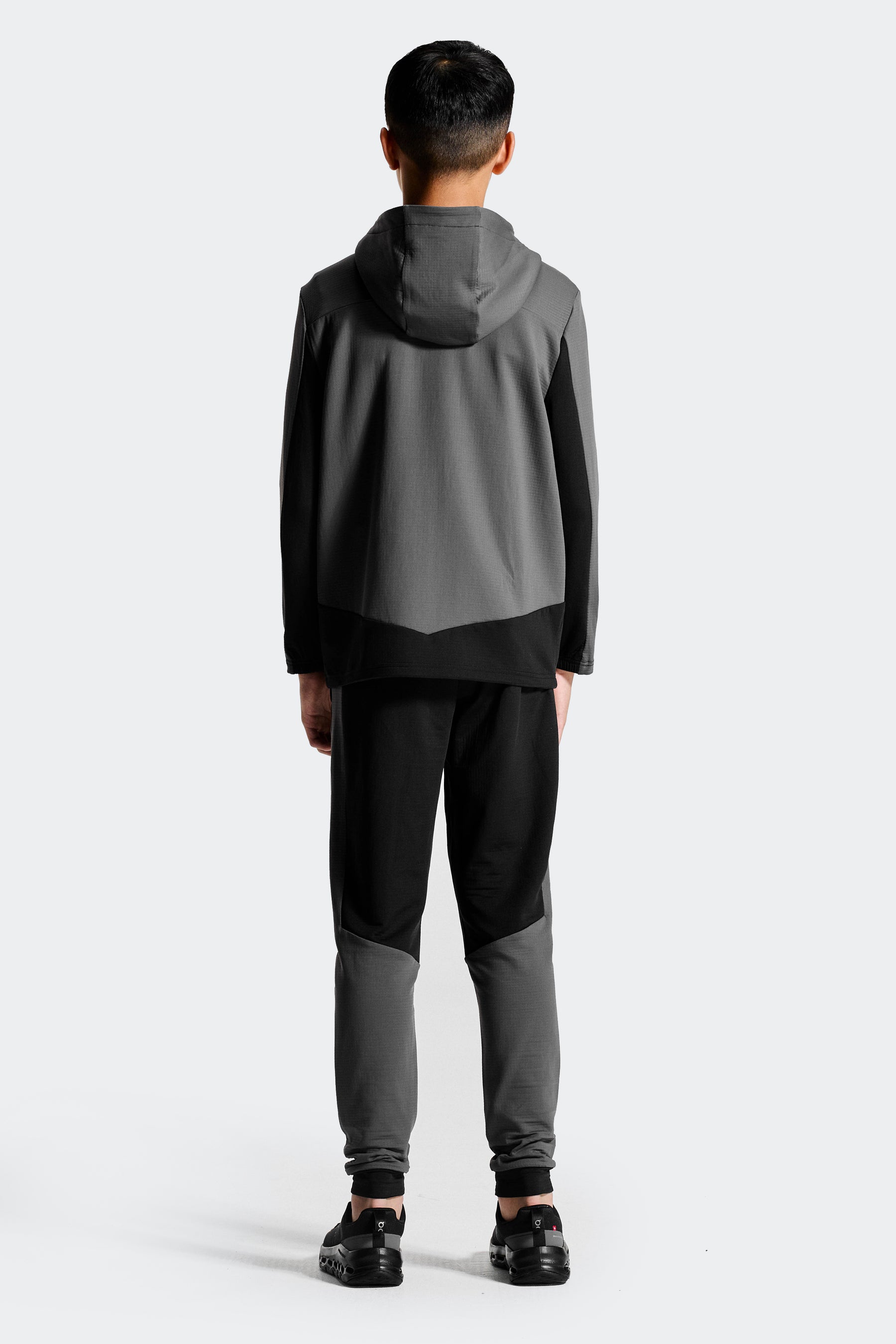 Boys Carbon Jogger - Black/Asphalt 