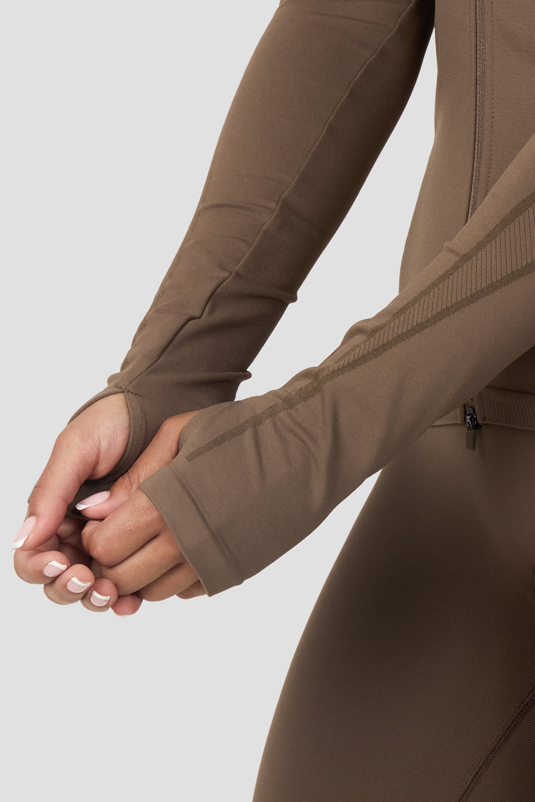 Evolve 2.0 Seamless Full Zip - Macchiato