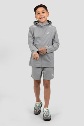 Boys Accelerate Windbreaker - Platinum Grey