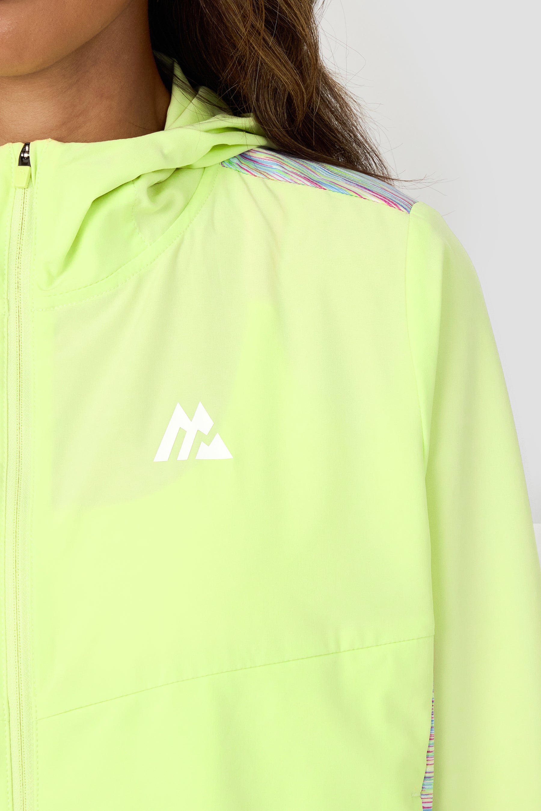 Women's Trail Windbreaker - Yellow/Pink/Blue