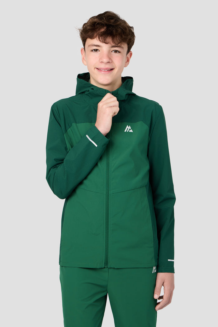 Boys Trek Tech Jacket - Evergreen/Sherwood