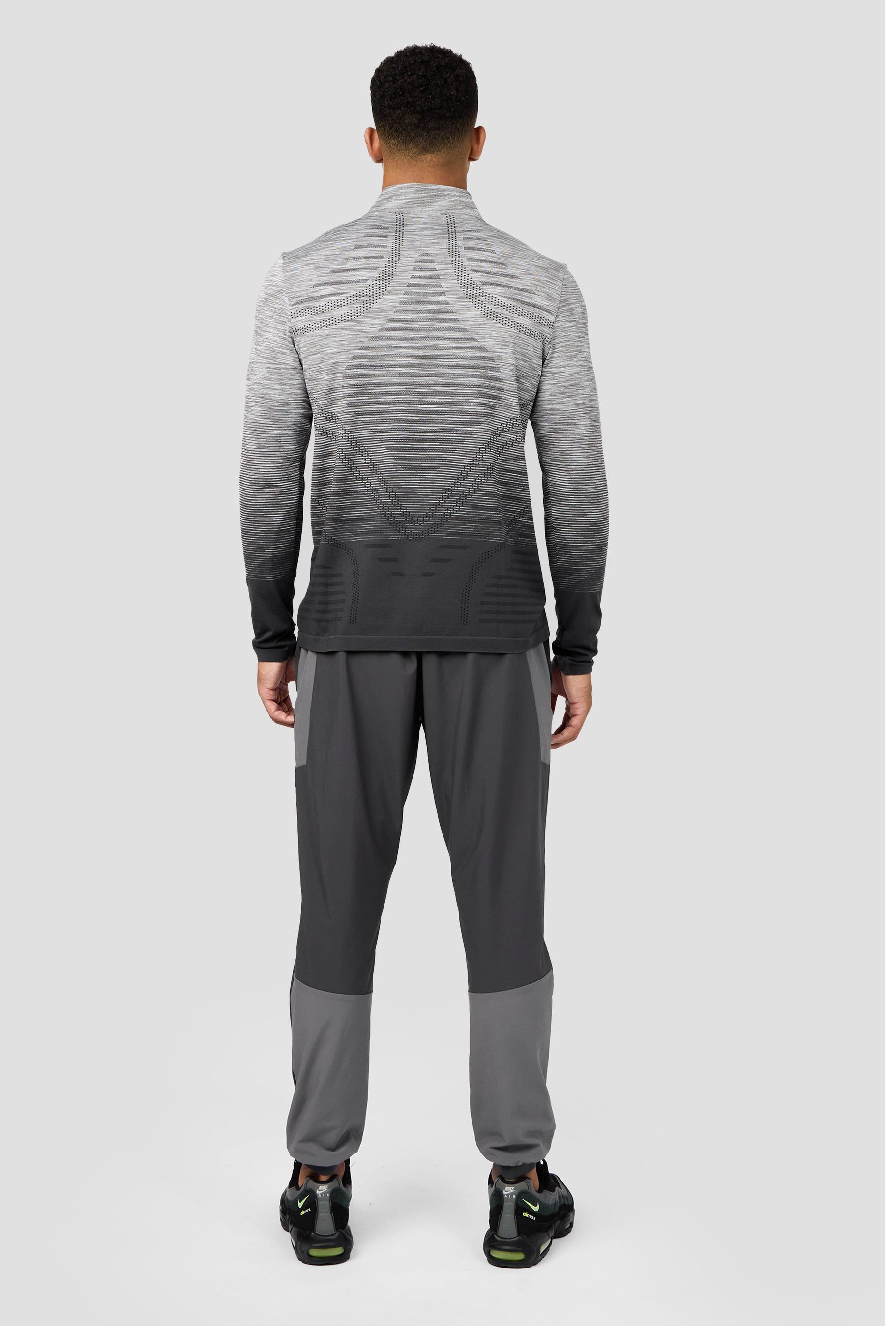 Vector Seamless 1/4 Zip - Grey/Black