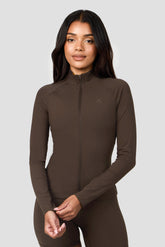 Form Full Zip - Cocoa