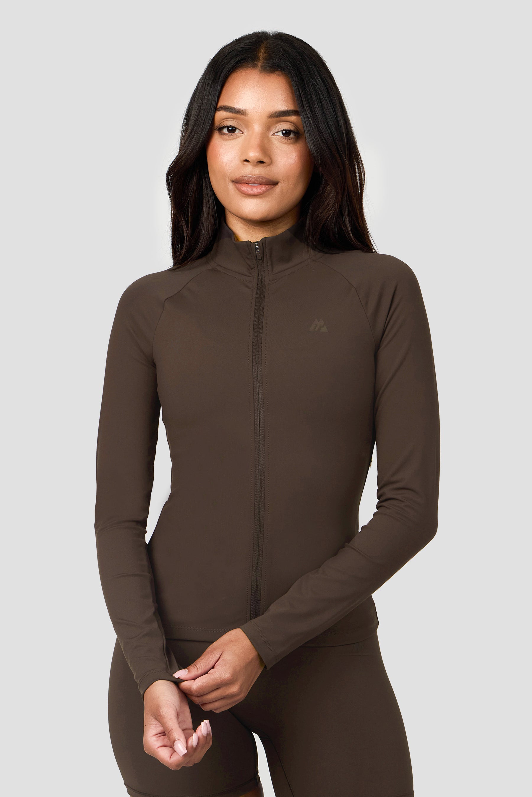 Form Full Zip - Cocoa