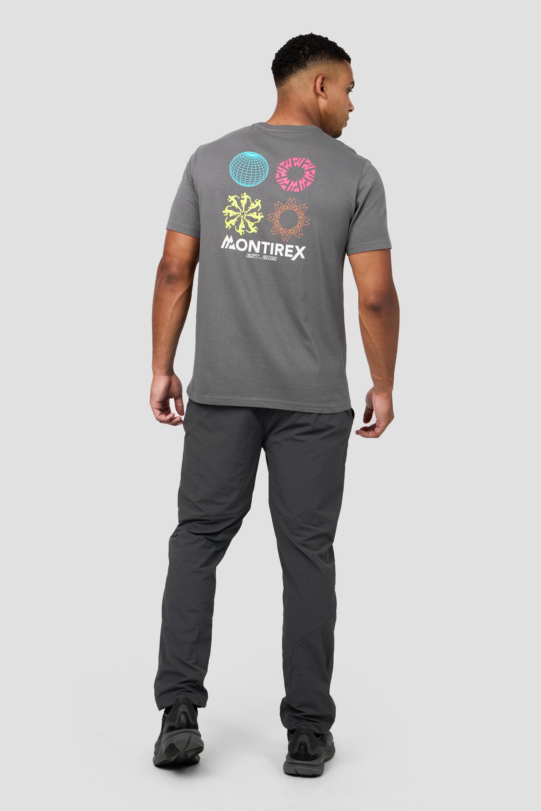 Spheric Graphic T-Shirt - Cement Grey