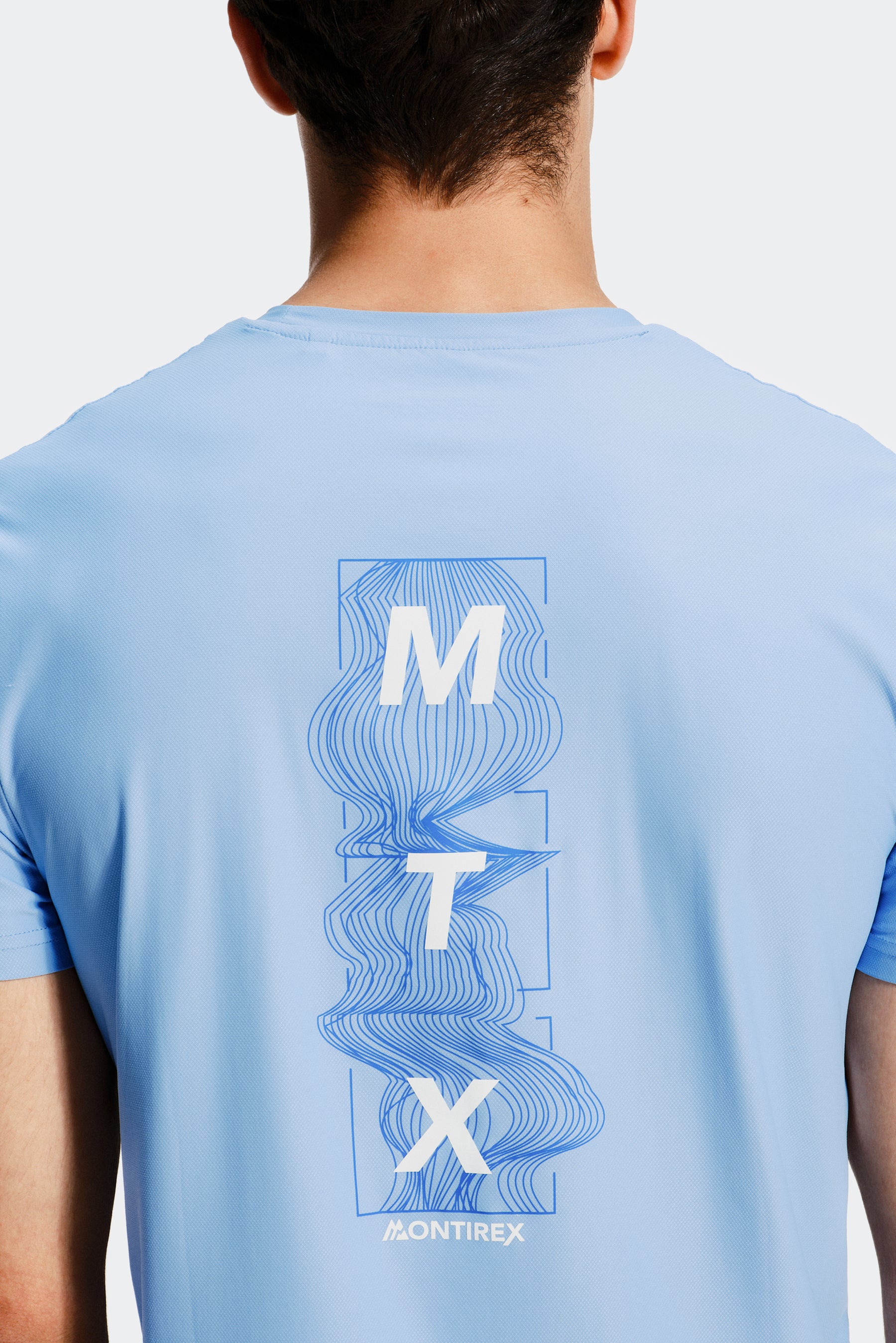 Frequency T-Shirt - Cloudy Blue/Charcoal Blue