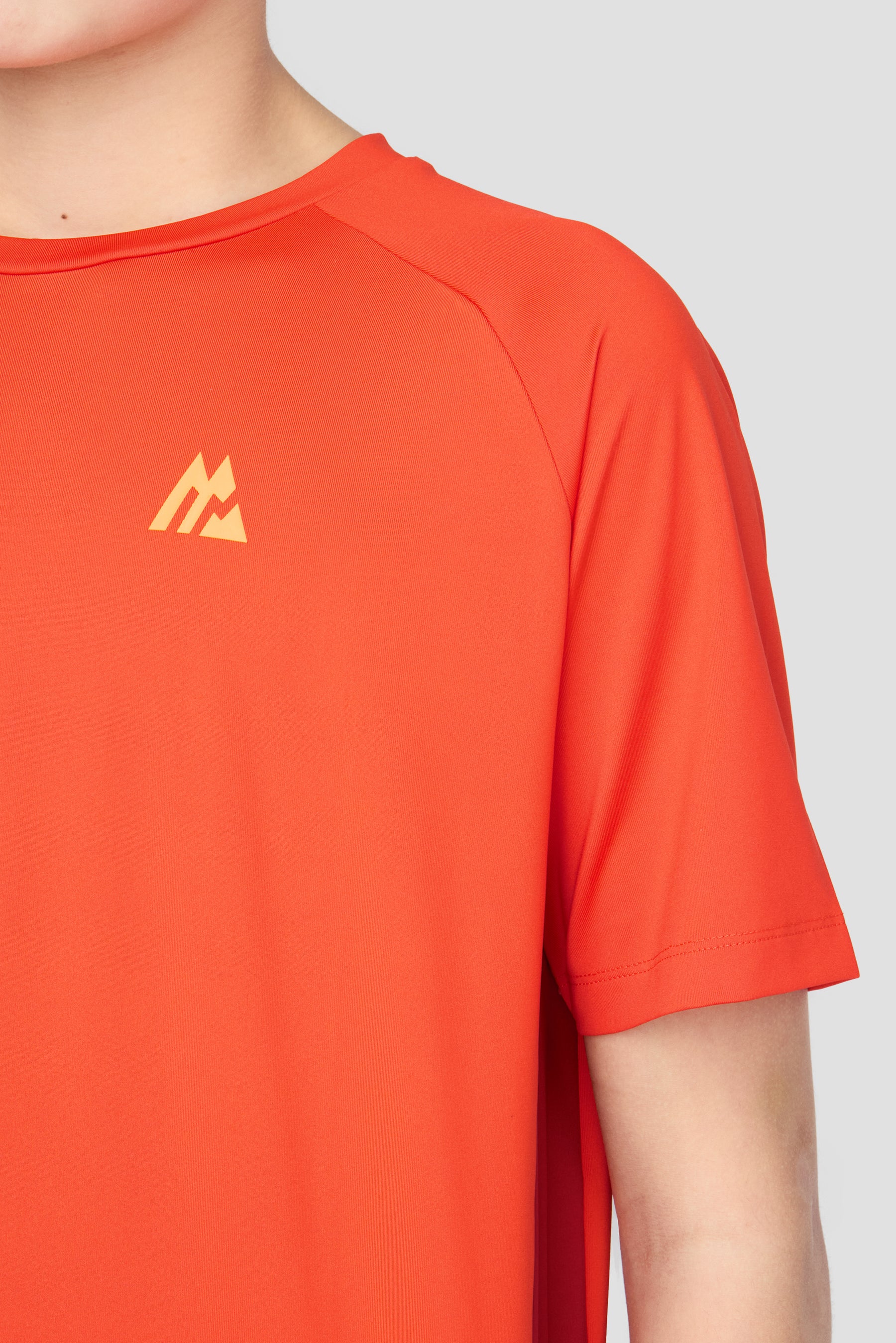 Boys Optic T-Shirt - Blazing Orange/Cranberry/Tangerine Glow