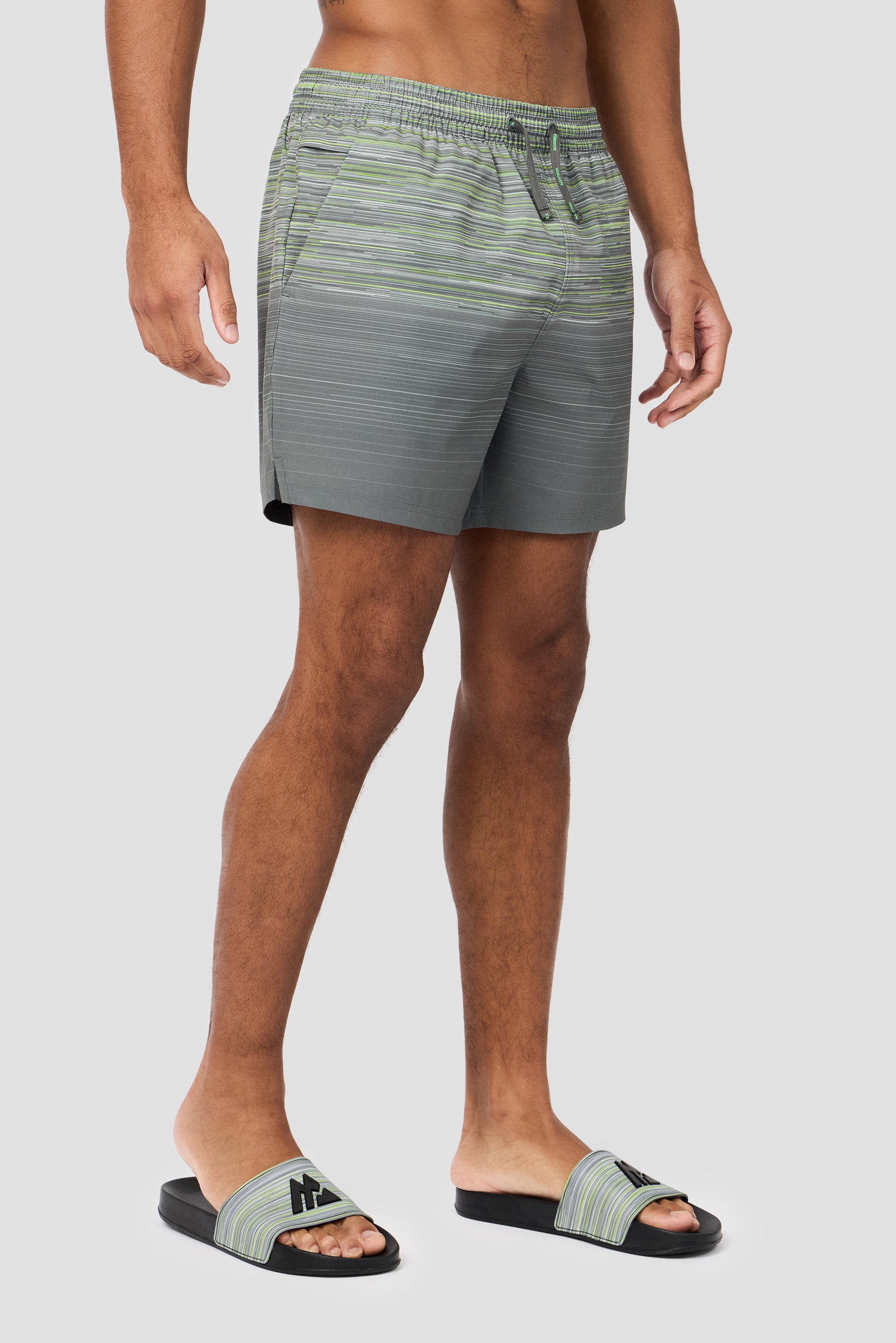 Trail Swim Short - Neon Green/Asphalt