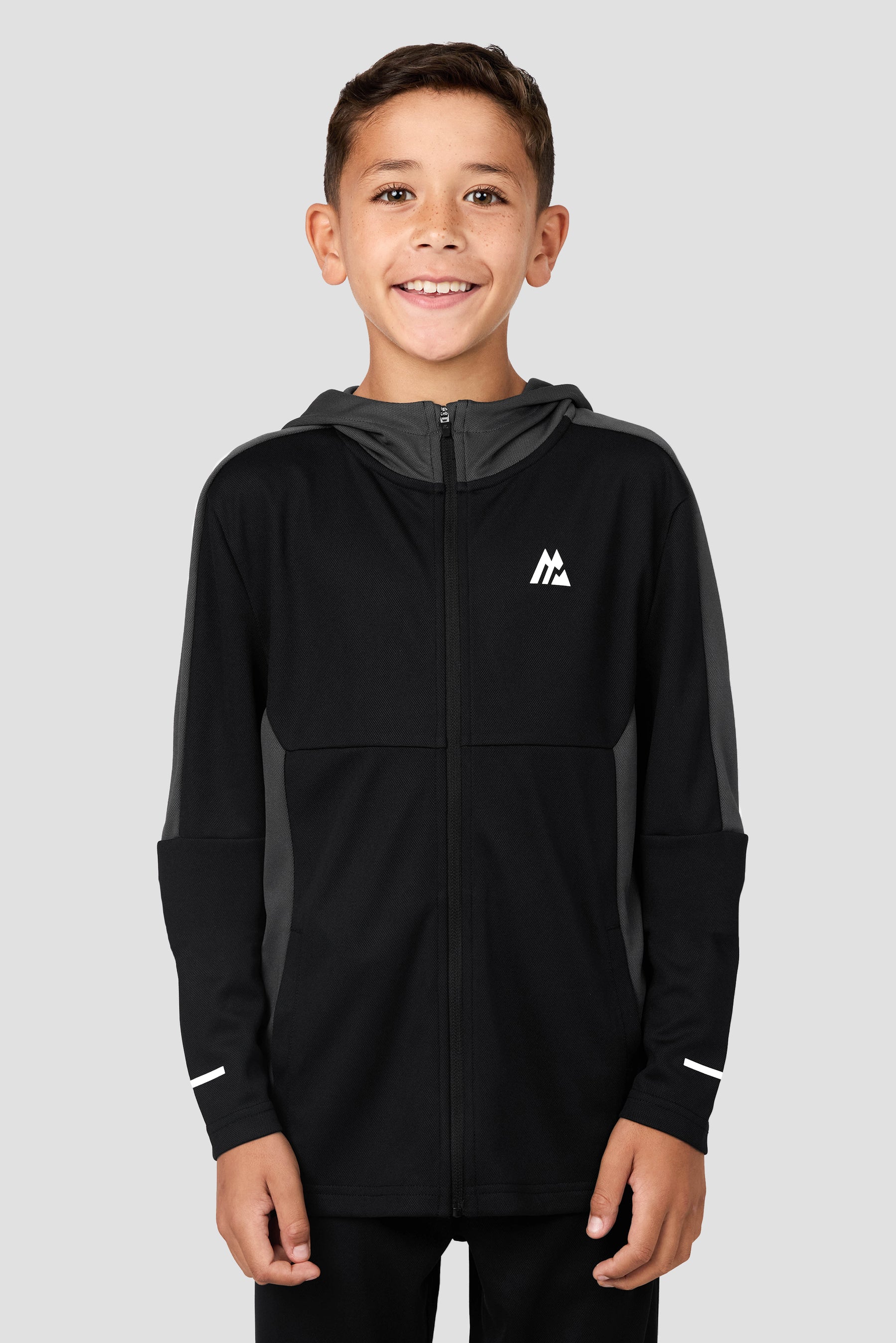 Boys Pace 2.0 Tracksuit - Black/Asphalt