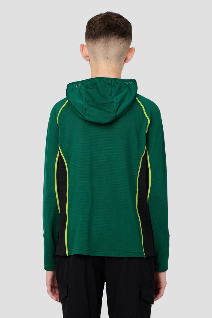 Boys Brink Polartec® Fleece Hood - Evergreen/Black