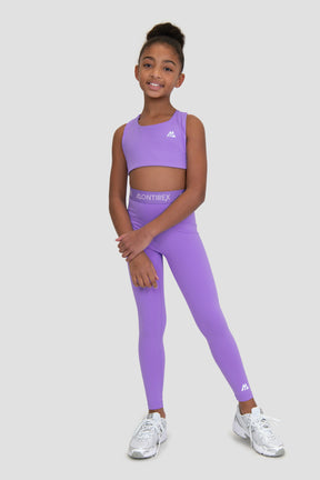 Girls Icon Bra Top - Royal Purple