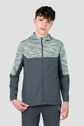 Boys Trail 2.0 Windbreaker - Grey/Pastel Multi/Black