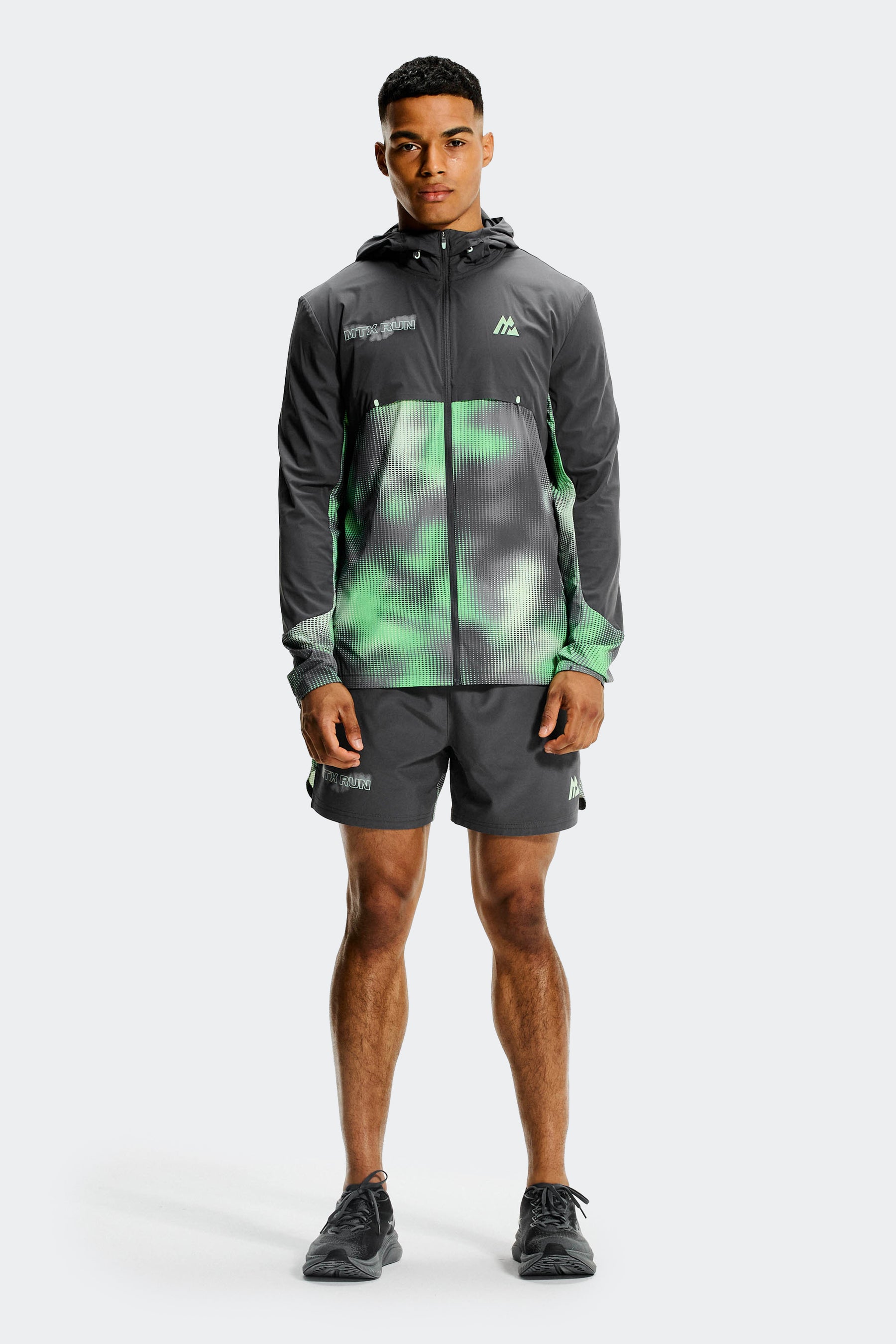 MTX Run Disperse Windbreaker - Asphalt