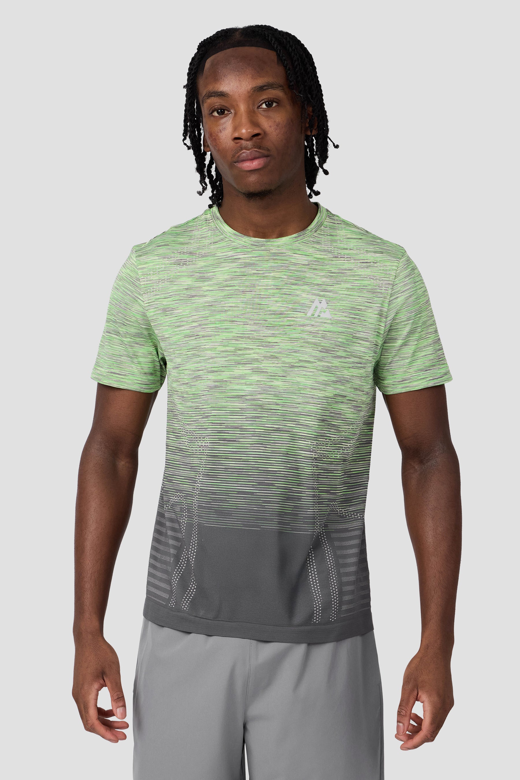 Vector Seamless T-Shirt - Green/Grey